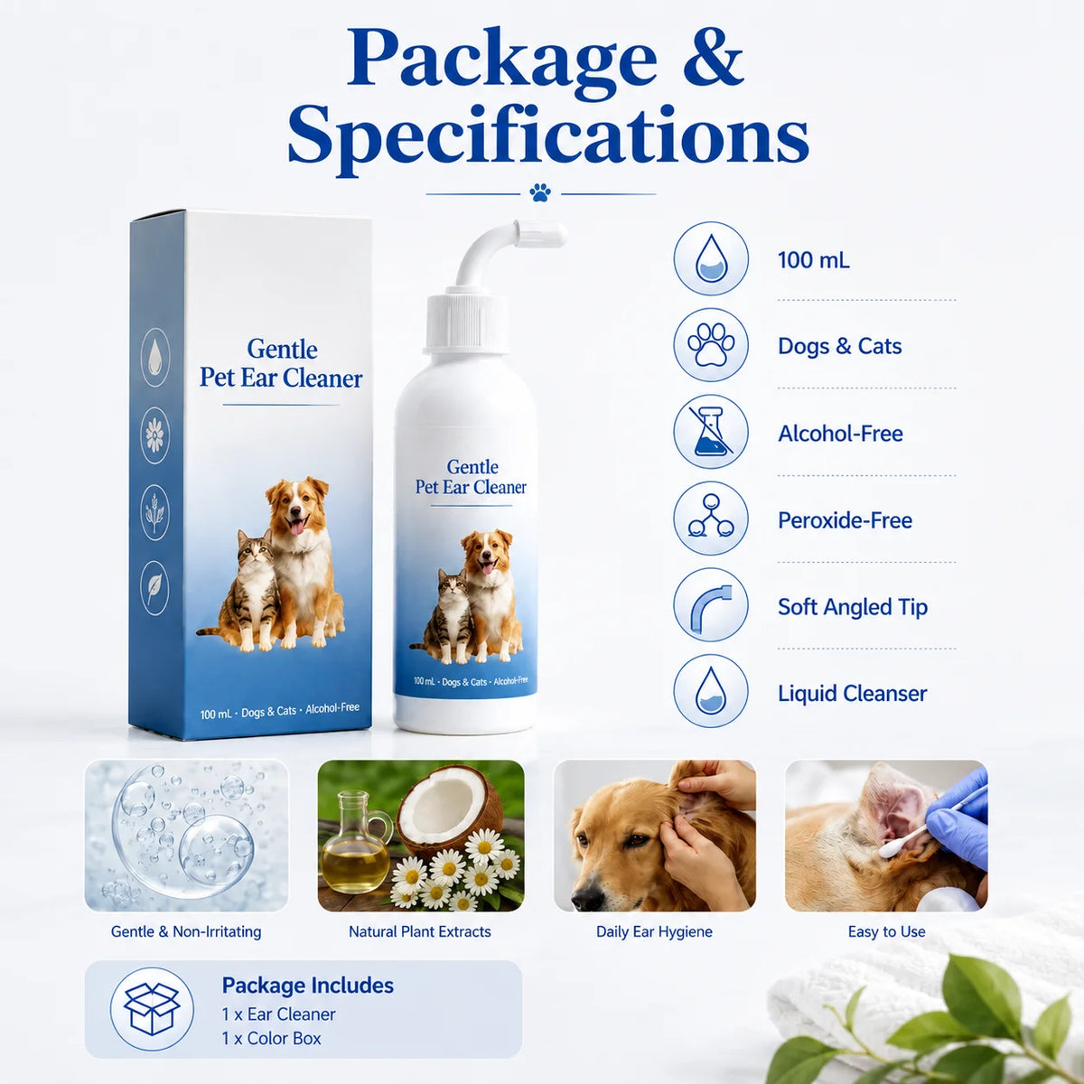 🐶Gentle Pet Ear Cleaner
