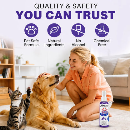 Silvelyo™ Advanced Pet Oral Spray | Fresher Breath, Plaque Biofilm & Gum Care — No Brushing
