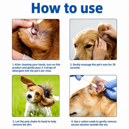 Silvelyo™ Pet Ear Wash | Odor-Free Cleaning for Dogs & Cats🐾