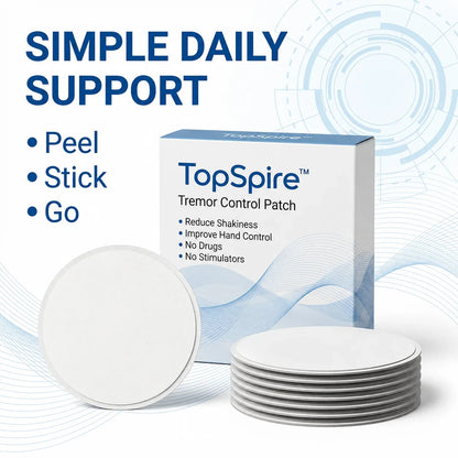 TopSpire™ Patch: Steady Hands, Win Back Your Life Today