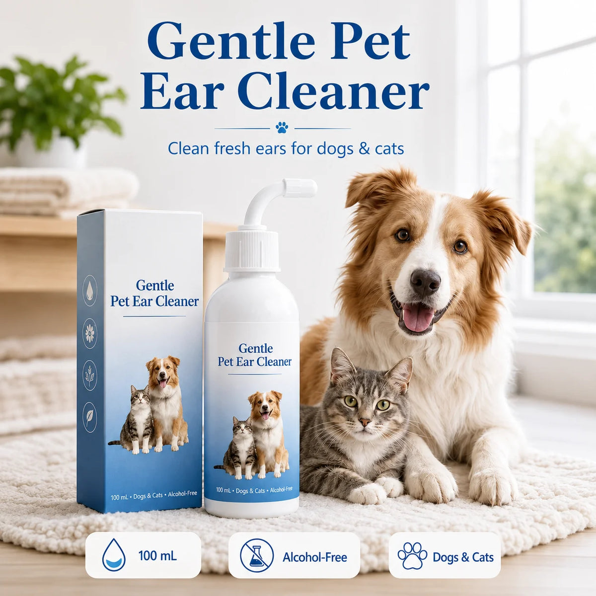 🐶Gentle Pet Ear Cleaner