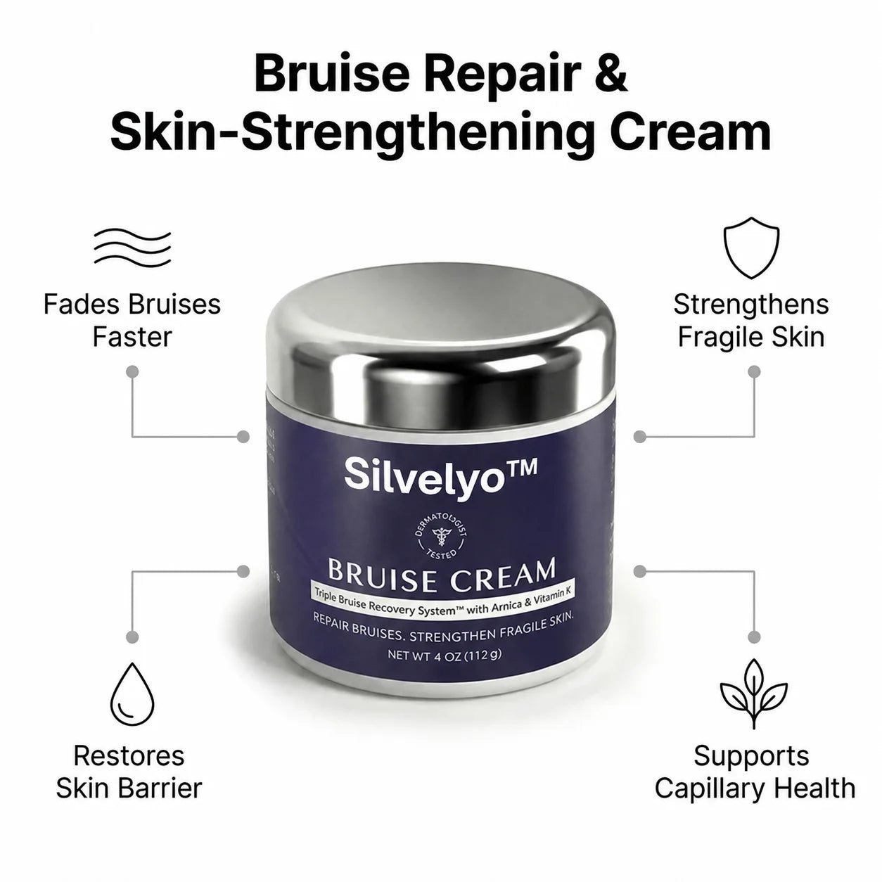 💥100K+ SOLD💕- Silvelyo™ Bruise Repair & Skin-Strengthening Cream
