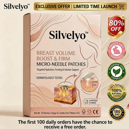 🔥Limited-time 60% sale--Silvelyo™ Targeted Breast Enhancement Advanced Nano-Microneedle Patches