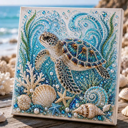 🔥 49% OFF 🌊✨ Ocean Theme Pearl Art DIY Kit