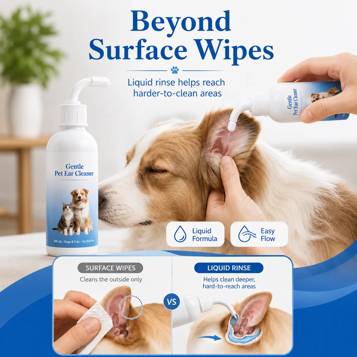 🐶Gentle Pet Ear Cleaner