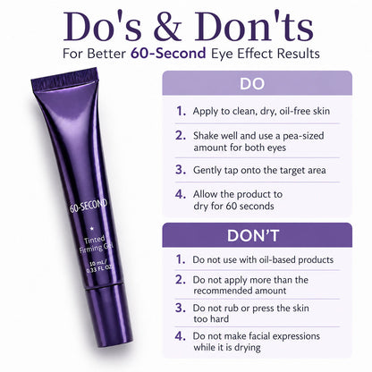 60-Second Eye Effects Tinted Firming Gel - Under Eye Cream For Puffiness And Bags Under Eyes