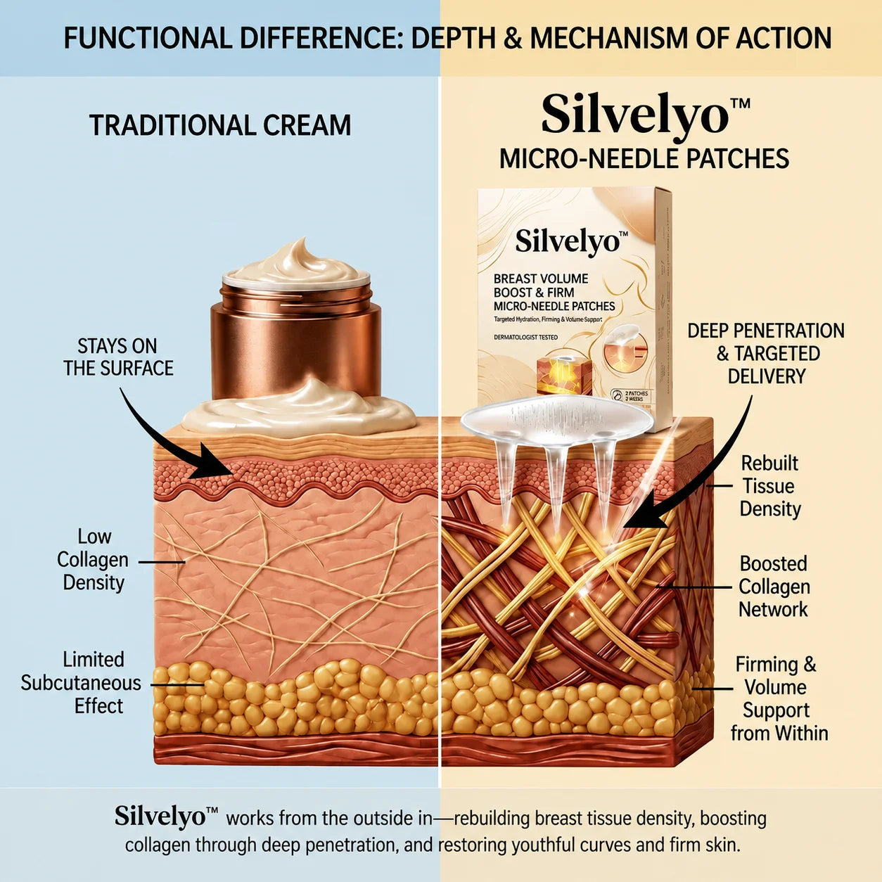 🔥Limited-time 60% sale--Silvelyo™ Targeted Breast Enhancement Advanced Nano-Microneedle Patches
