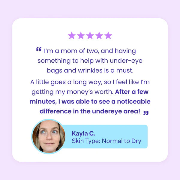 Silvelyo Eye Bag Instant Eraser, Tightens, Firms, & Blurs Wrinkles