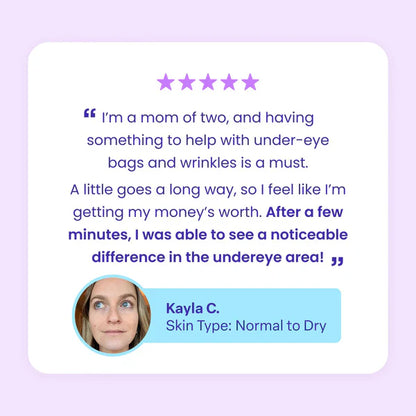 Silvelyo Eye Bag Instant Eraser, Tightens, Firms, & Blurs Wrinkles