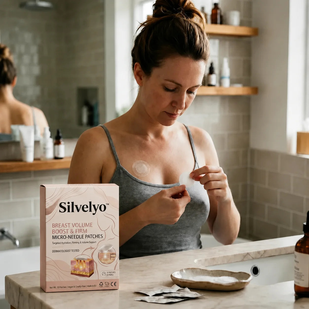 🔥Limited-time 60% sale--Silvelyo™ Targeted Breast Enhancement Advanced Nano-Microneedle Patches
