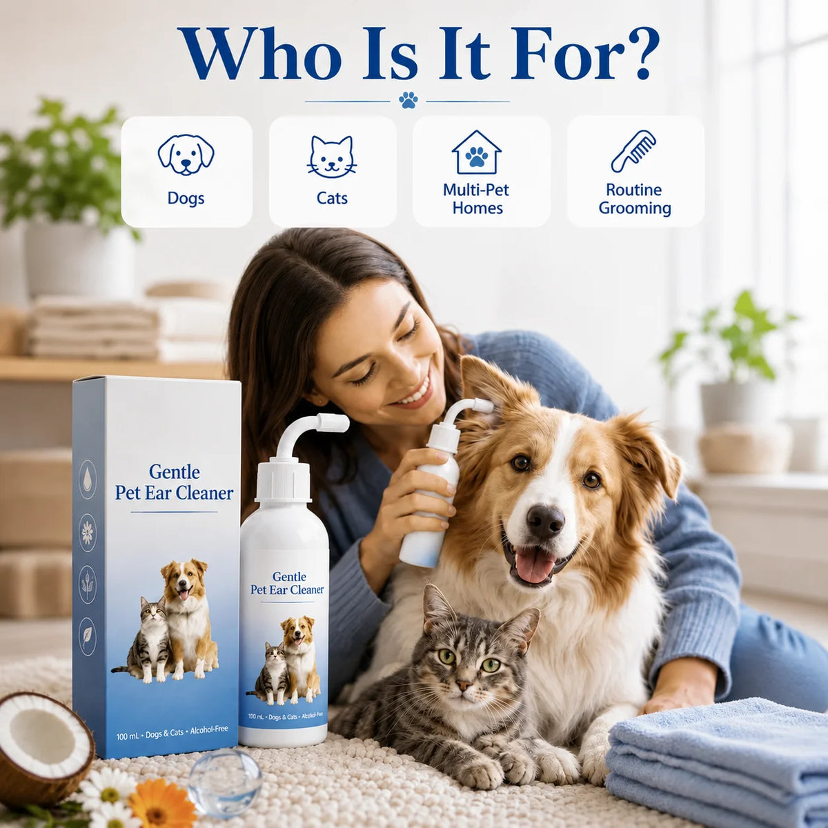 🐶Gentle Pet Ear Cleaner