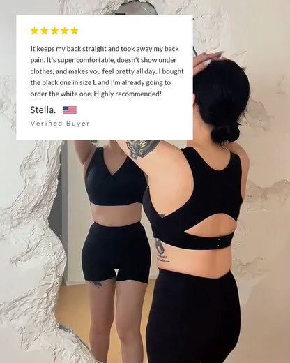 🔥 LAST DAY! 50% OFF Front Closure Cross-Back Wireless Posture Bra