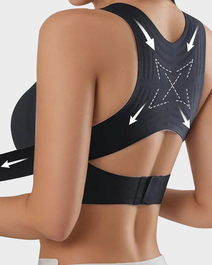 🔥 LAST DAY! 50% OFF Front Closure Cross-Back Wireless Posture Bra