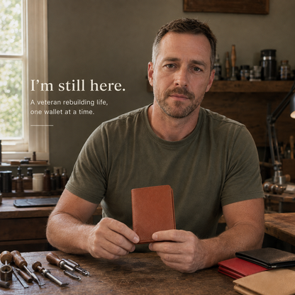 🔥100% Handmade Full-Grain Leather Wallet