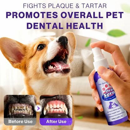 Silvelyo™ Advanced Pet Oral Spray | Fresher Breath, Plaque Biofilm & Gum Care — No Brushing